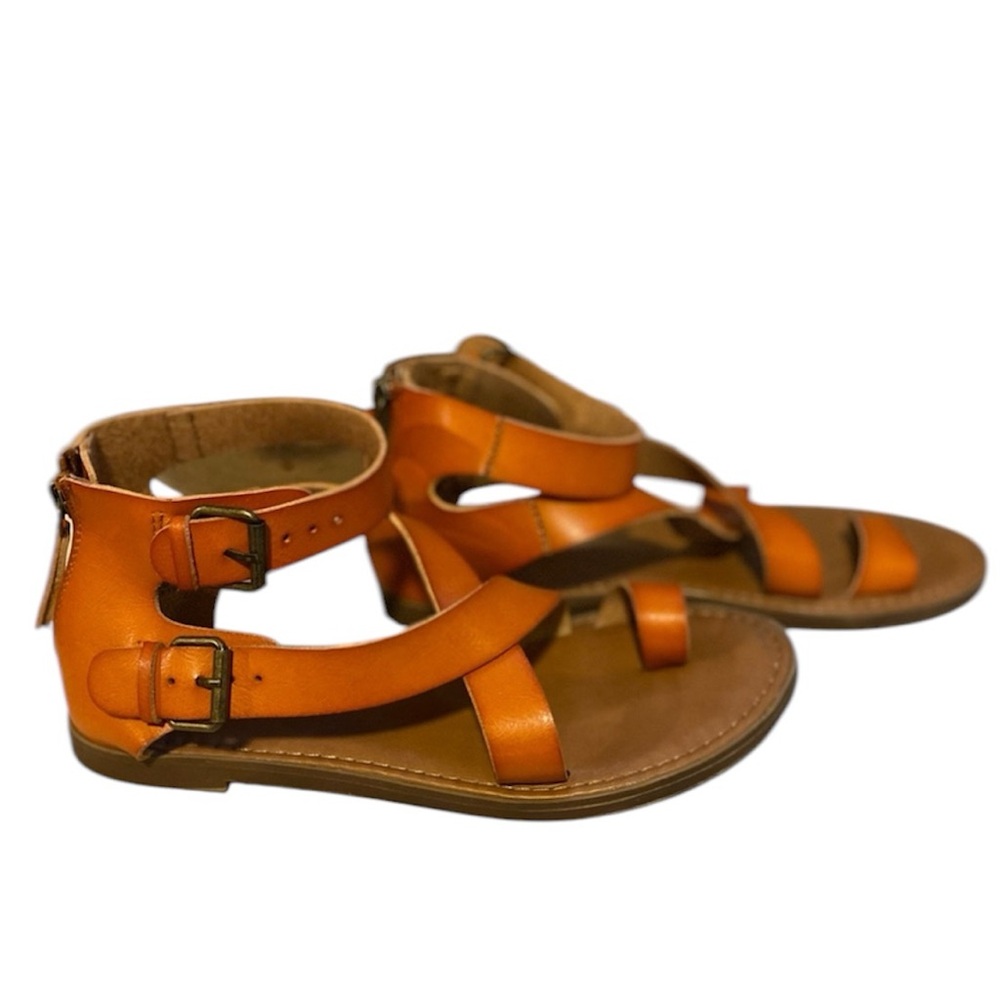 Orange sandals